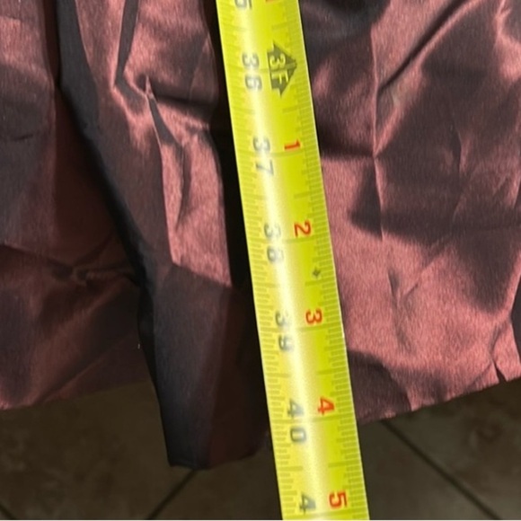 Tery Jon Taffeta shimmer dress by Ricki Freeman  Burgundy ,fit&flare,sz 10 ,EC - Picture 13 of 15